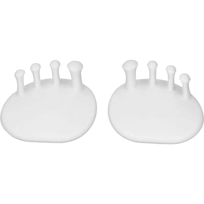 Séparateur d'orteils pour jambes fines, lutte contre les oignons, soulage les douleurs, correcteur de valgus des orteils pour hommes et femmes white