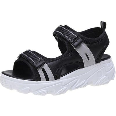 Sandales de sport pour femmes printemps/été nouvelles chaussures pour femmes à velcro plateforme mode étudiante baskets décontractées lot mixte 40