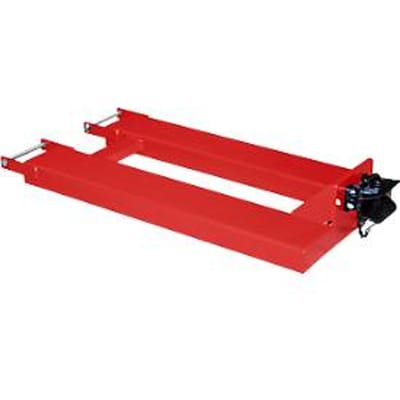 Bauer manoeuvreerhulp RH-RM, met aanhangerkoppeling, tot 650 kg, L 1465 x B 650 x H 270 mm, gelakt, vuurrood RAL 3000