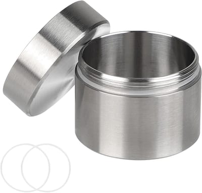 Stainless steel afsluitbare doos voor thee, pillen en mini portable opbergdozen voor zakelijk reizen