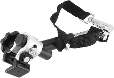 Fietsaanhanger Adapter - Fietskar Koppelstuk - Veilig Transport - Gereedschapsloze Montage - 25 cm Lengte - Zwart