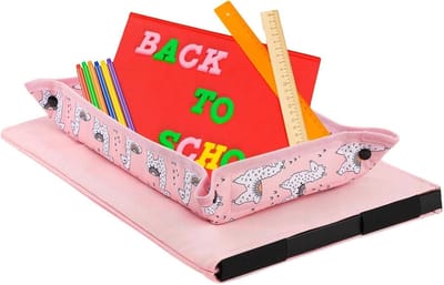 Vliegtuig Dienbladhoes - Reis Organizer - Reizen met kinderen - Morsbestendige Barrière - 32 x 21 cm - Alpaca