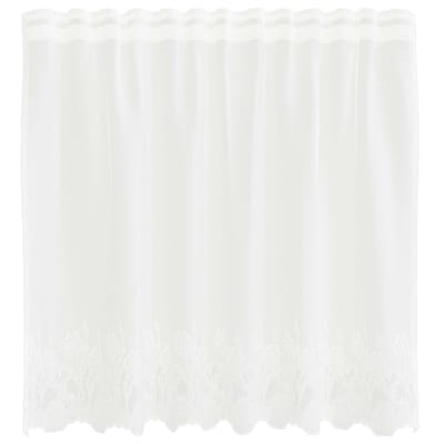 vidaXL Kantgordijn Wit 80 x 150 cm Polyester