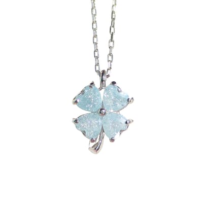 Pera Jewelry® - 925 sterling zilveren Ketting met Klaver Hanger - 50 jaar Sarah Cadeau - Ketting met Hanger - Cadeau Voor Sarah - Verjaardag Cadeau