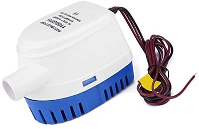 Dailygoody - Automatische Waterpomp - Submersible - Corrosiebestendig - Navy - 12V - Efficiënt voor Boot - Compacte Motor