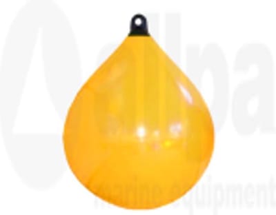 Allpa gele Kogelfender Ø 45 x 62 cm