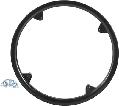 Bicycle chainring cover 48 tanden van kunststof, 12 cm, zwart - Fietsonderdelen en accessoires
