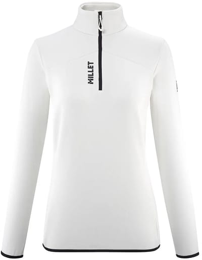 Millet Seneca Fleece Met Halve Rits Wit S Vrouw