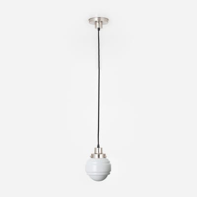 Hanglamp aan snoer Polkadot 20's Matnikkel - Art Deco Trade