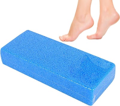 Voetschrobber Steen - Eelt Remover - Voetverzorging - Dubbelzijdig Ontwerp - 10x5x2.5cm - Niet gespecificeerd