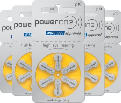 Power One van Varta  Gehoorapparaat - kwikvrij -  60 Stuks - P10 / 10 / PR70 1,45V