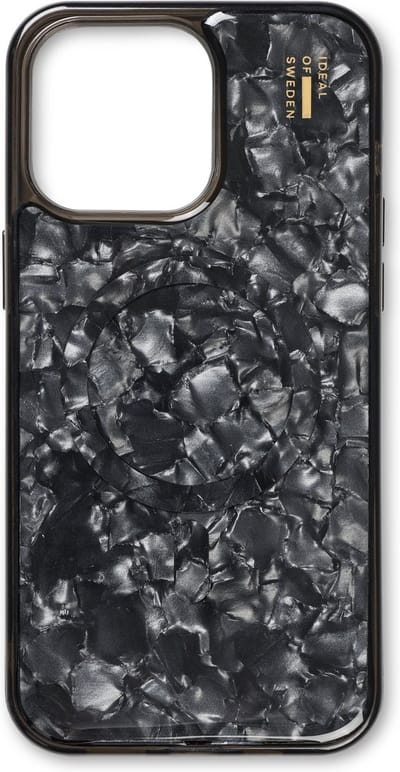 iDeal of Sweden Pearlised Case met magnetische ring geschikt voor iPhone 15 Pro Max Black