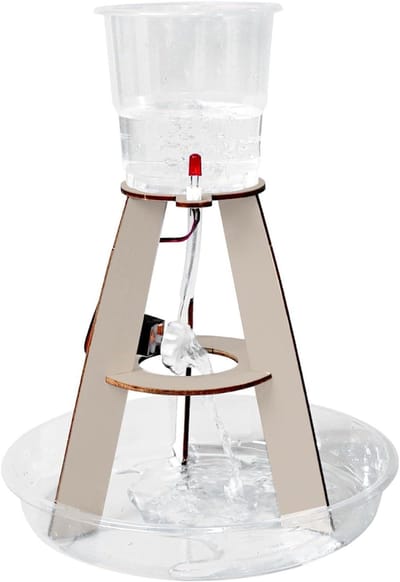 Waterkracht Generator - Turbine Experiment - Wetenschappelijk Leren - Zichtbare Energieomzetting - 17 x 21 cm - Niet gespecificeerd