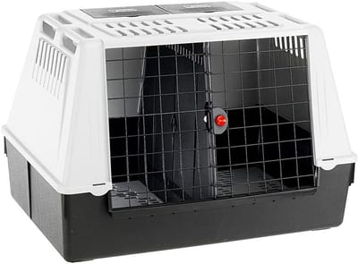 Transportmand Hond - Reismand Auto - Veilig Vervoer - Inclusief Opbergvakken - 100x60x66 cm - Grijs
