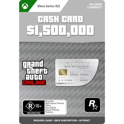 Great White Shark Card GTA Online (Xbox Series X|S)