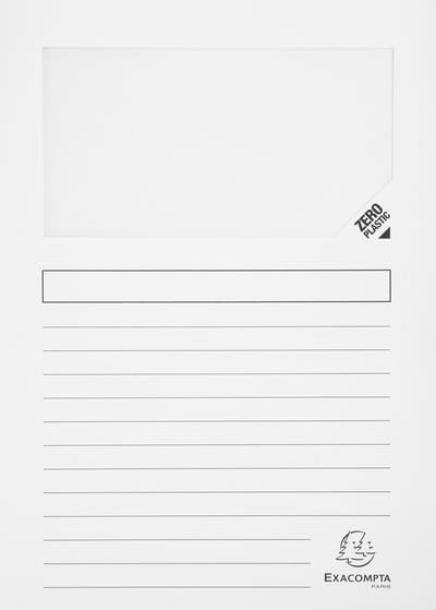 Exacompta SUPER Pak van 100 venstermappen - 160g/m2 - 22x31cm - - Geassorteerd - 50150E