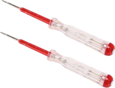 Spanningsmelder Tester - Meetpen - Elektra Controleren - Contactloos Meten - AC 100-500V - Rood Zilver