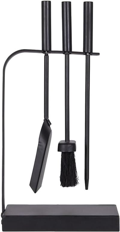 4-delige haardaccessoireset - stijlvolle open haard set met poker, schop en borstel