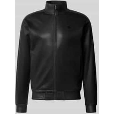 Jack van imitatieleer met logodetail model 'S-GLOSSY'