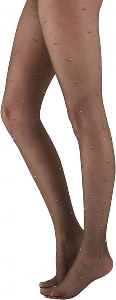 Pretty Polly Panty - Cherry Pattern - One Size - 36/42 - Zwart