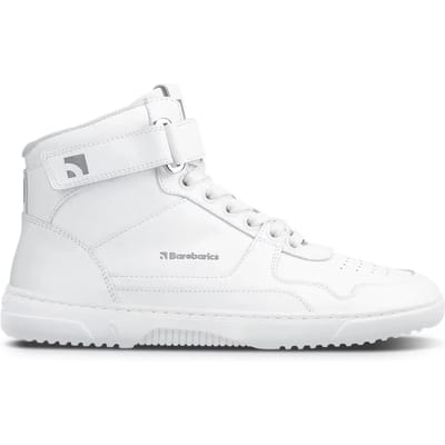 Barebarics Zing High Top Barefoot Leer Schoenen Wit EU 36