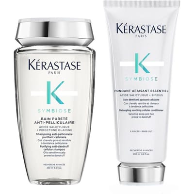 Kérastase Symbiose Bain Pureté Anti-Pelliculaire 250ml + Fondant Apaisant Essentiel 200ml