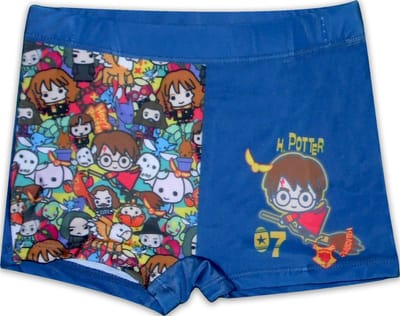 Harry Potter Zwembroek – Blauw of Rood – Maat 104/110 (ook 116/122 beschikbaar)
