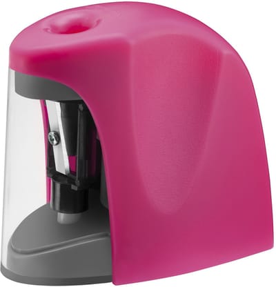 Puntenslijper OPP, werkt op batterijen, roze