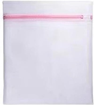 Waszakken Fijne Mesh - Kleding Beschermers - Delicate Was - Stevige Ritssluiting - 40 x 50 cm - Wit