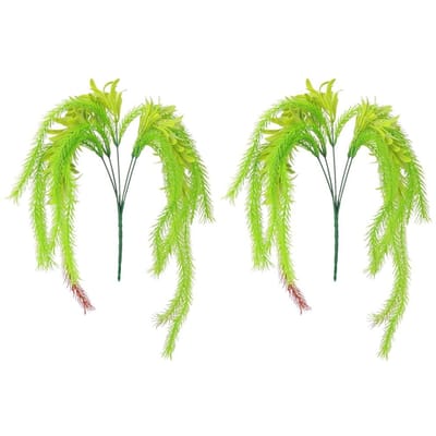 Kunstmatig Plastic Gras Luchtplanten Nepgras Faux Planten DIY Huis Muur DecoratieRood rood