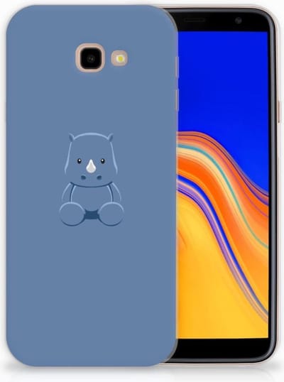Samsung Galaxy J4 Plus (2018) Telefoonhoesje met Naam Baby Rhino