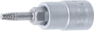 BGS Schroefverwijderaar-bit-inzet aandrijving binnenvierkant 6,3 mm (1/4") voor defect T-profiel (voor Torx) T10 - 7098-T10