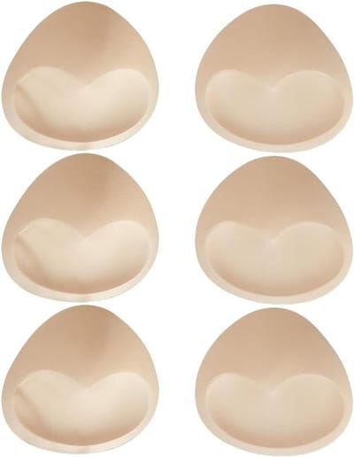 Bh Pads - Inzetstukken Cups - Extra Volume - Verwijderbaar Zacht - 3 Paar - Nude