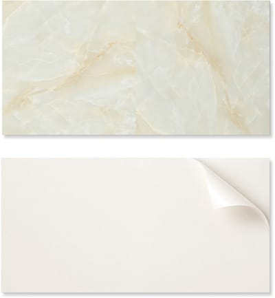 Zelfklevend vinylpaneel - Kantoorwanddecoratie 100x50 cm Elegant marmerpatroon