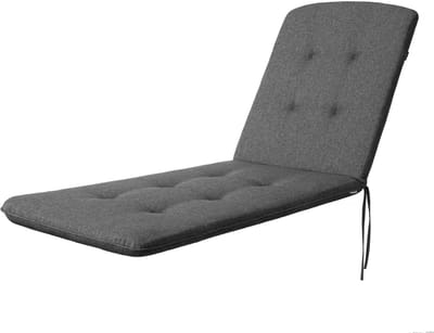 Hobbygaren Tuinkussen Beatriz Antraciet voor ligbed 185x60cm - Waterafstotende stof - UV bestendig