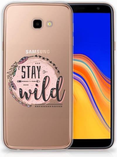 Samsung Galaxy J4 Plus (2018) Telefoonhoesje met Naam Boho Stay Wild