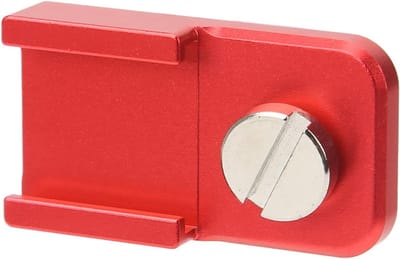 Camera Koude Schoenhouder - Adapter Beugel - Accessoires Monteren - Lichtgewicht Aluminium - 40x30x20 mm - Zwart