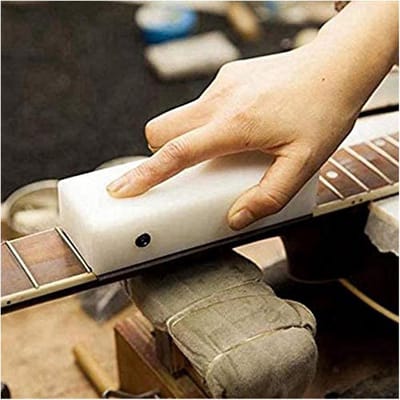 Gitaar Frets Vijl - Instrument Onderhoud - Snaren Reparatie - 45 Graden Hoek - 180mm Lengte - Zilverkleurig