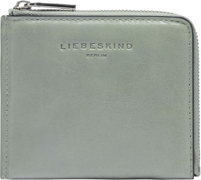 LIEBESKIND BERLIN Leren Portemonnee Paris 4 Lamb SF Verna Nino Purse Wallet Opal Green Kaki