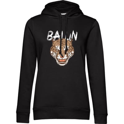 Dames Hoodies met Ballin Est. 2013 Tiger Hoodie Print - Zwart - Maat L