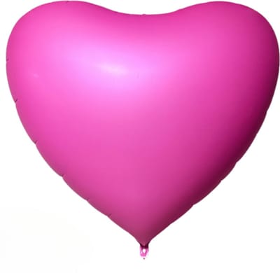 Giant heart foil balloon - folieballon groot - 172cm - 68 inch - roze - hart