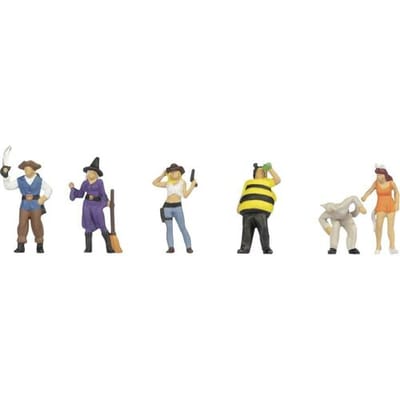NOCH 0015859 H0 Carnaval figuren Kant-en-klaar model, Kunststof model, Handbeschilderd, Zittend, Staand, In beweging