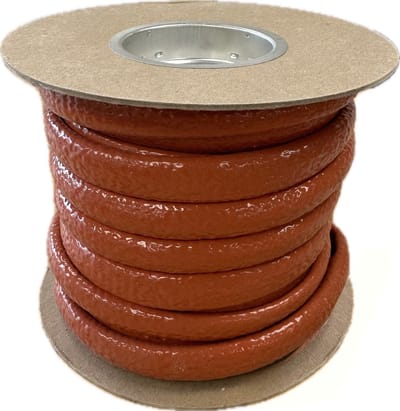 Ø 35 mm x 30m | Hittebestendige silicone isolatiekous - Rood