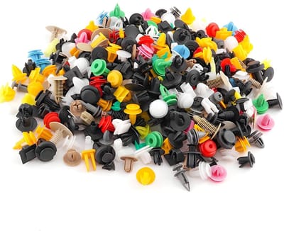Dailygoods- Bevestigingsclips Hoogwaardig Nylon - Bevestigingsklemmen - Universeel - Voor Auto - 500 Stuks - Duurzaam en Robuust - Autoklemmen