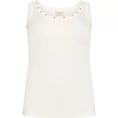 Damestanktop KAFFE Curve KCCarina Eyelets