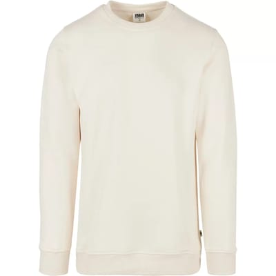 Sweatshirt Urban Classics organic basic crew (Grandes tailles)
