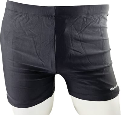 BamBella ® - Zwembroek - Maat S/M - zwemshorts - Zwart strakke short kort man mannen heren