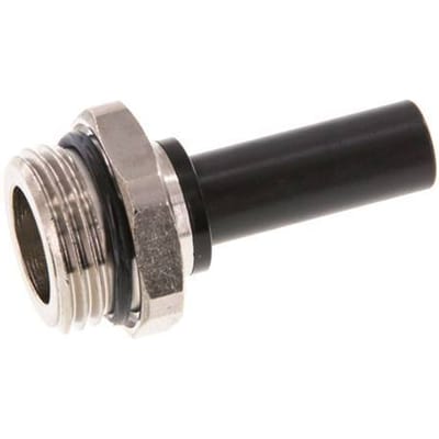 10mm x G1/2'' insteekfitting Messing/PA 66 Buitendraad NBR [2 Stuks]
