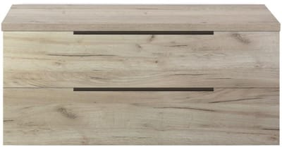 Seville Badmeubelset 120 cm - 2 Laden Esu - Wastafelblad Craft Oak Edge Greep