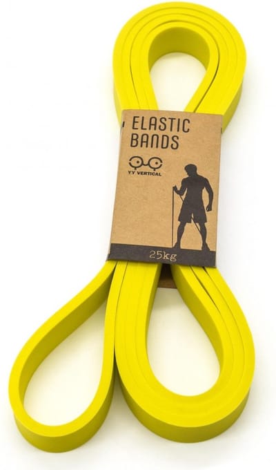 Y&Y Elastic Resistance bands hulpmiddel voor krachttraining 25 KG - Geel